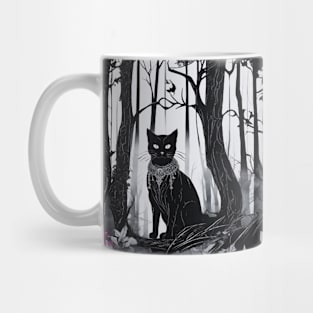 Cat in woods nr 2 Mug